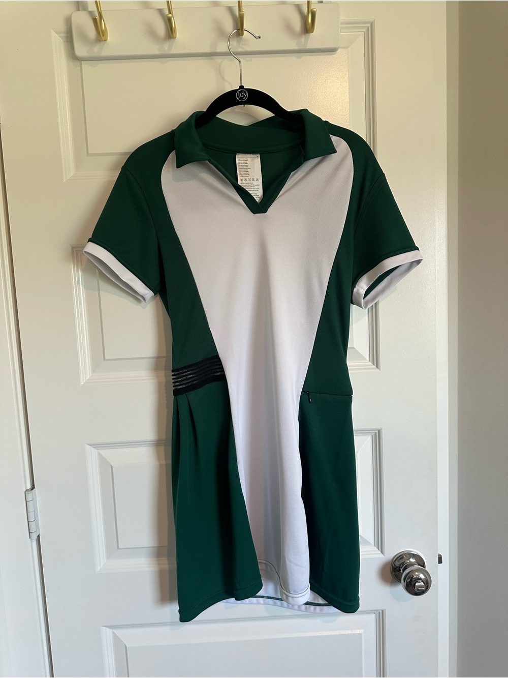 Vivo Green and White Polo Golf Dress
